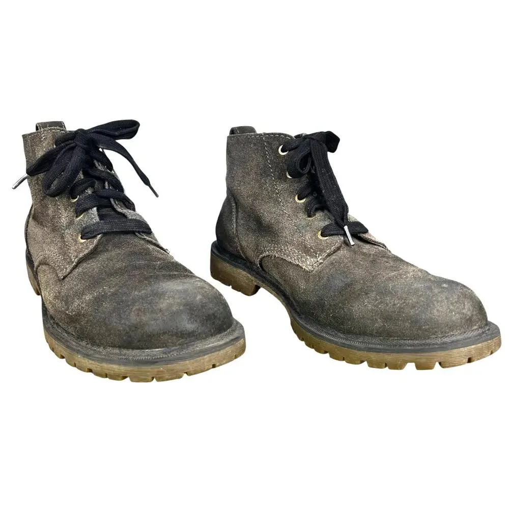 Frye & Co Men’s Ranger Grey Suede Chukka Boots Size US 10.5